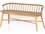 Four Hands Outdoor Grass Roots Weathered Grey Teak / Brushed Grey Bench  FHO226852002