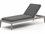 Four Hands Outdoor Solano Weathered Grey Teak / Dark Grey Rope Chaise Lounge with Stone Grey Cushion  FHO226912002