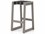 Four Hands Outdoor Solano Washed Brown Teak / Light Grey Strap Bar Stool  FHO226946001