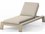 Four Hands Outdoor Solano Weathered Grey Teak Chaise Lounge with Stone Grey Cushion  FHO227502007
