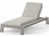 Four Hands Outdoor Solano Weathered Grey Teak Chaise Lounge with Charcoal Cushion  FHO227502002