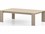 Four Hands Outdoor Solano Weathered Grey 55'' Wide Teak Rectangular Coffee Table  FHO227504002