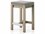 Four Hands Outdoor Solano Washed Brown Teak Counter Stool with Faye Sand Cushion  FHO227507011