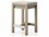 Four Hands Outdoor Solano Washed Brown Teak Counter Stool with Faye Ash Cushion  FHO227507009