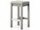 Four Hands Outdoor Solano Washed Brown Teak Bar Stool with Faye Ash Cushion  FHO227507007