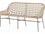 Four Hands Outdoor Grass Roots Natural Black Iron / Distressed Grey Polypropylene Bench  FHO227823002