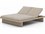 Four Hands Outdoor Solano Washed Brown Teak / Grey Rope Chaise Lounge with Charcoal Cushion  FHO227876001