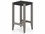 Four Hands Outdoor Solano Washed Brown / Light Grey Rope Teak Bar Stool  FHO228948003