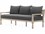 Four Hands Outdoor Solano Weathered Grey Teak Sofa with Charcoal Cushion  FHO228973006