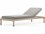 Four Hands Outdoor Solano Washed Brown Teak Chaise Lounge with Faye Sand Cushion  FHO228974009