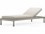 Four Hands Outdoor Solano Washed Brown Teak Chaise Lounge with Stone Grey Cushion  FHO228974005