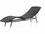 Four Hands Outdoor Grass Roots Vintage White Polypropylene / Natural Teak Chaise Lounge  FHO229227002