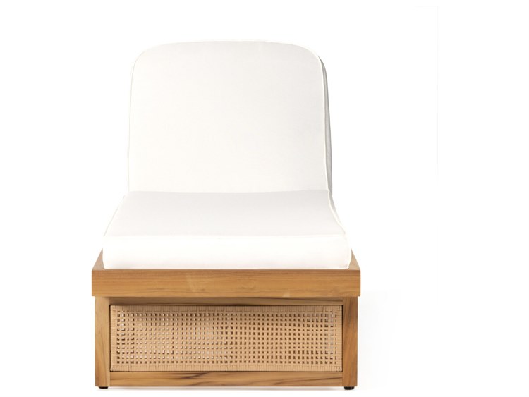 Four Hands Duvall Chaise Lounge Natural Ivory 2