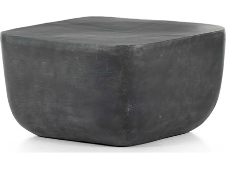 Four Hands Outdoor Marlow Aged Grey Aluminum Square End Table