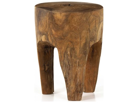 Four Hands Outdoor Balta Teak Root Round End Table
