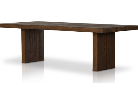 Four Hands Outdoor Duvall Heritage Brown Rectangular Dining Table