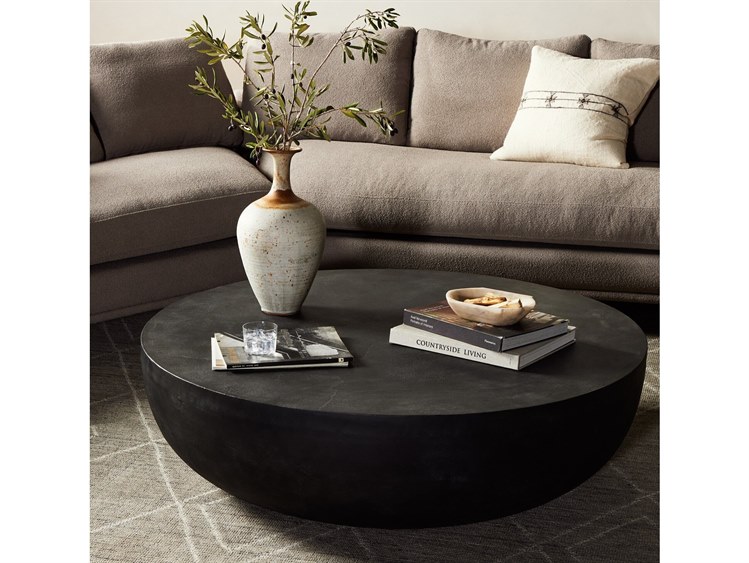 Four Hands Outdoor Marlow Aluminum Round Coffee Table FHO232203001