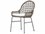 Four Hands Outdoor Grass Roots Vintage White / Grey Bronze Wrought Iron Dining Chair with Stinson White Cushion  FHO230094001