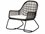 Four Hands Outdoor Grass Roots Natural Black / Distressed Grey Wrought Iron Lounge Chair  FHO227866002