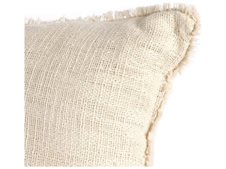 Four Hands Willow Pillow Cream 3