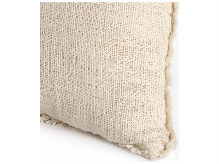 Four Hands Willow Pillow Cream 4