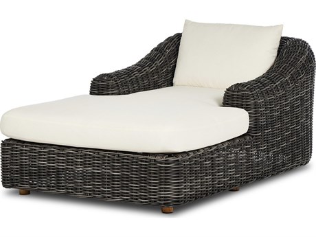 Four Hands Outdoor Pembrook Wicker Cushion Chaise Lounge