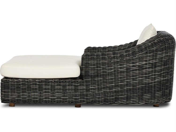 Four Hands Outdoor Pembrook Wicker Cushion Chaise Lounge FHO233662003