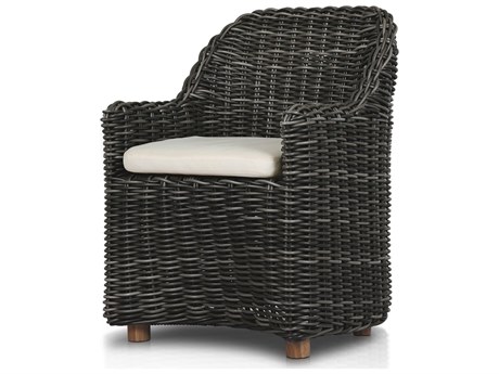 Four Hands Outdoor Pembrook Wicker Cushion Dining Chair