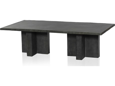 Four Hands Outdoor Marlow Aged Grey Rectangular Coffee Table