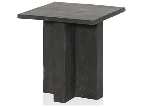 Four Hands Outdoor Marlow Aged Grey Square End Table