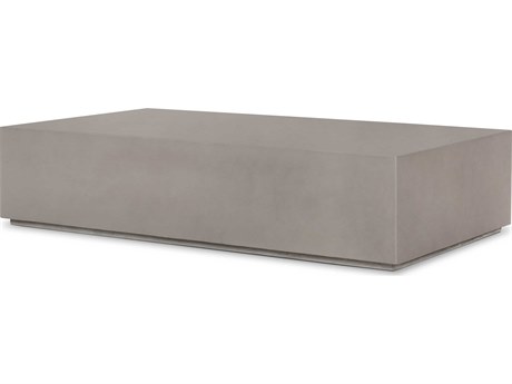 Four Hands Outdoor Constantine Natural Concrete Rectangular Coffee Table