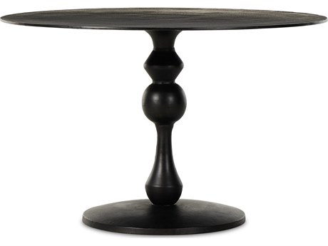 Four Hands Outdoor Marlow  Black Antique Round Bistro Table