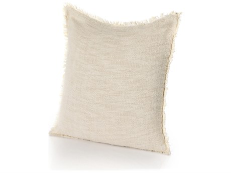 Four Hands Outdoor Willow Natural Cream Pillow