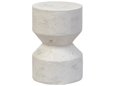 Four Hands Outdoor Chandler Textured Lunar Concrete Round End Table