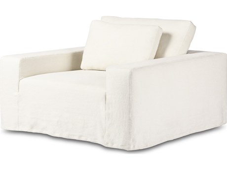 Four Hands Outdoor Westgate Ostend Hemp Bombay Flax Slipcover Lounge Chair