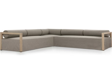 Four Hands Outdoor Solano Laskin 3 - Piece Sectional Sofa