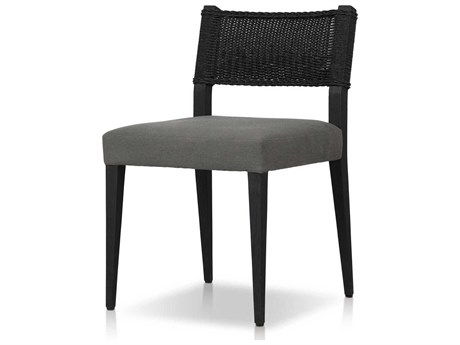 Four Hands Outdoor Garwood Ferris Dining Chair - Arashi Graphite