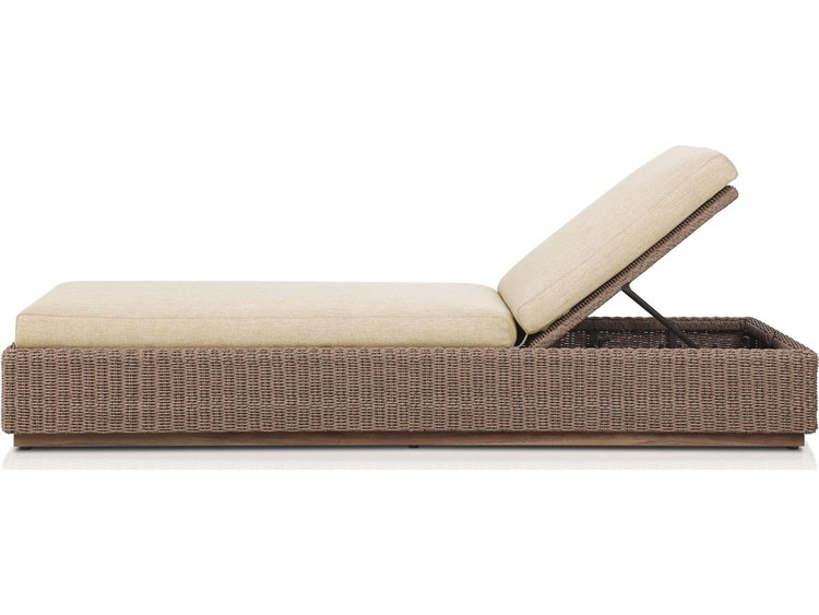 Four Hands Solano Lorelei Outdoor Chaise Alessi Buff 3