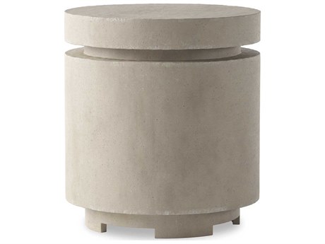 Four Hands Outdoor Falco Higgins Natural Concrete Round End Table