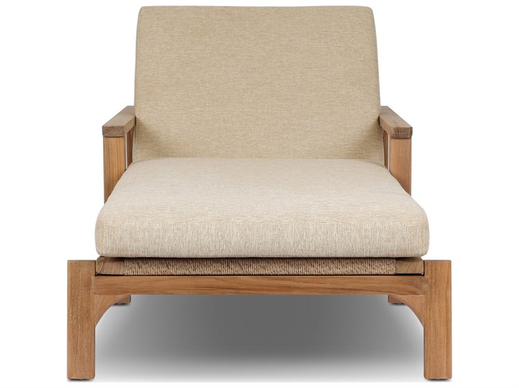 Four Hands Topeka Outdoor Chaise Beige 2