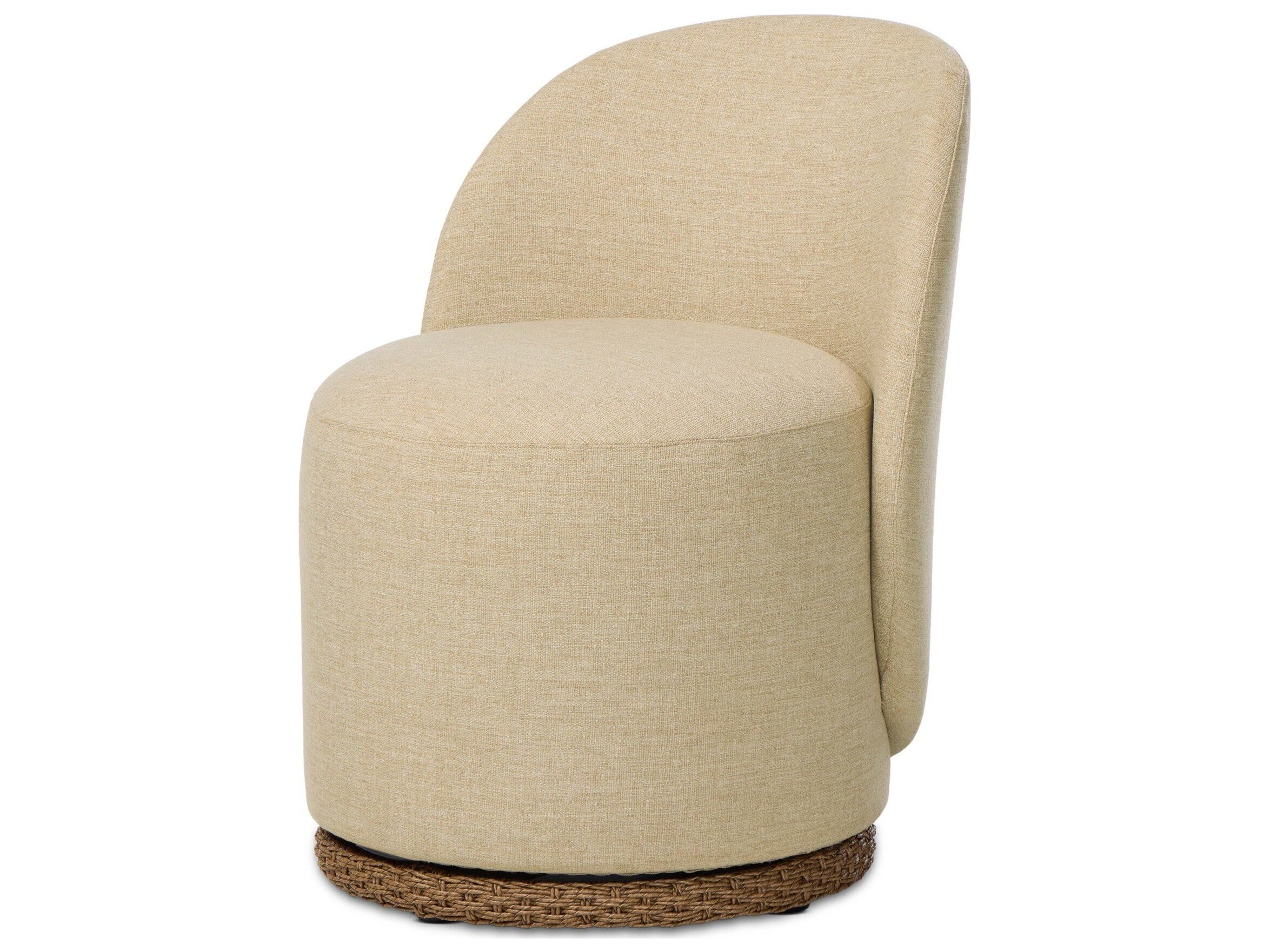 Four Hands Outdoor Quaid Upholstered Dining Chair Alessi Buff