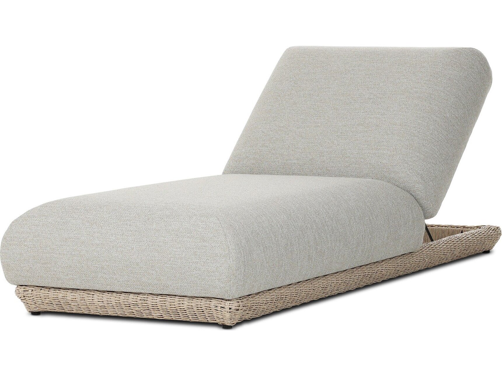 Four Hands Outdoor Evander Chaise Ramiro Ecru