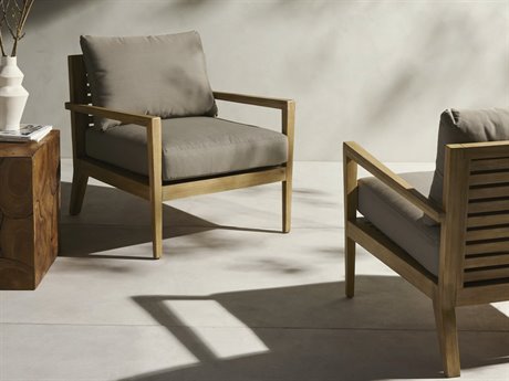 Four Hands Outdoor Belfast Wood Conversation Lounge Set