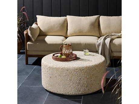 Four Hands Outdoor Constantine Teak Wicker Lounge Set