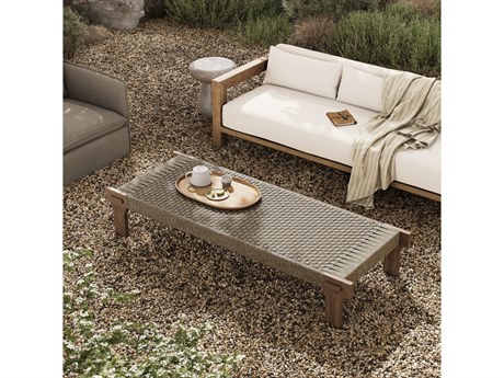 Four Hands Outdoor Duvall Teak Cushion Lounge Set