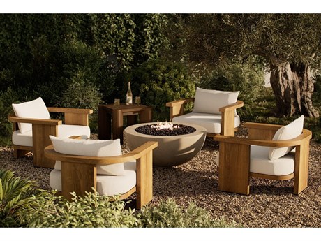 Four Hands Outdoor Falco Fire Pit Lounge Set