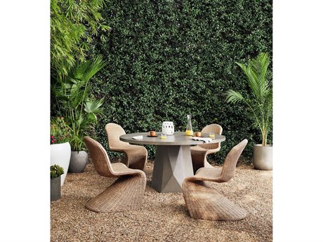 Four Hands Outdoor Grass Roots Dining Set