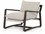 Four Hands Outdoor Solano Washed Brown Teak Lounge Chair with Faye Sand Cushion  FHOJSOL077