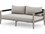 Four Hands Outdoor Solano Faye Navy / Washed Brown Loveseat  FHOJSOL10102K967