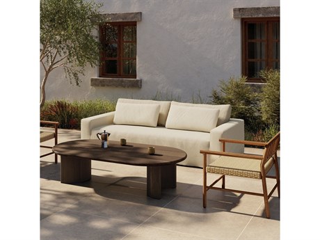 Four Hands Outdoor Westgate Hemp Teak Cushion Lounge Set